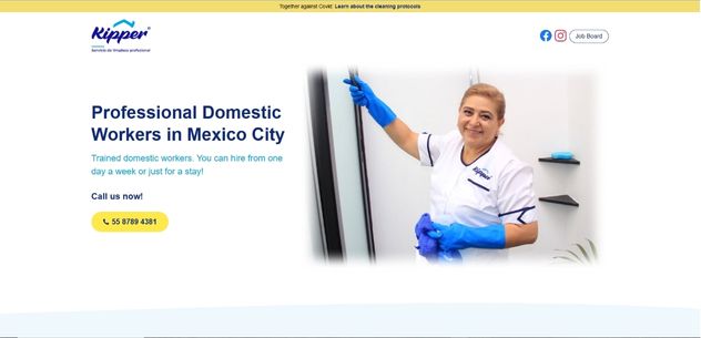 Client project preview: Empleadas Domésticas